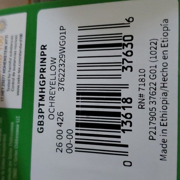 Gerber Preemie 3 piece (girl) Outfit - Picture 4 of 4